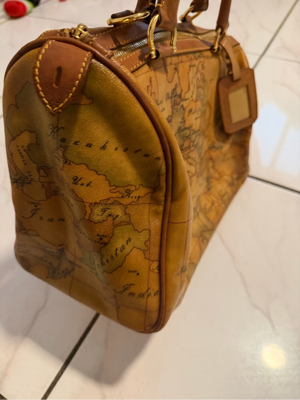 Alviero Martini 1ª Classe Geo Classic Large Boston Bag - Picture 4 of 16